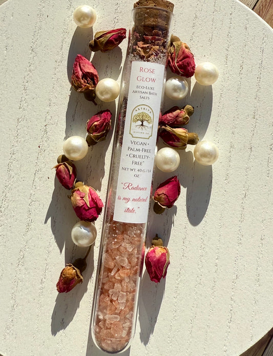 Rose Glow Wellness Box | Vegan Spa Gift Set with Candle, Soap, & Face Mask