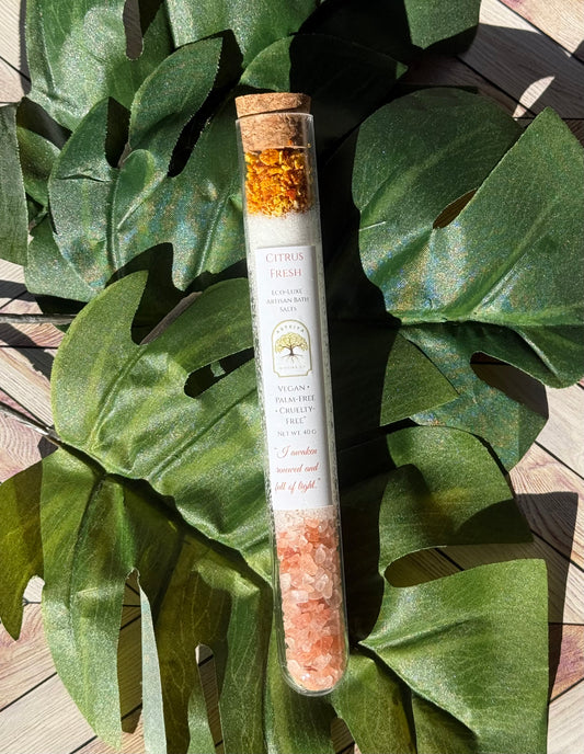 Citrus Aromatherapy Wellness Box | Eco-Luxe Spa Gift Set for Her | Uplifting Vegan Self-Care Kit