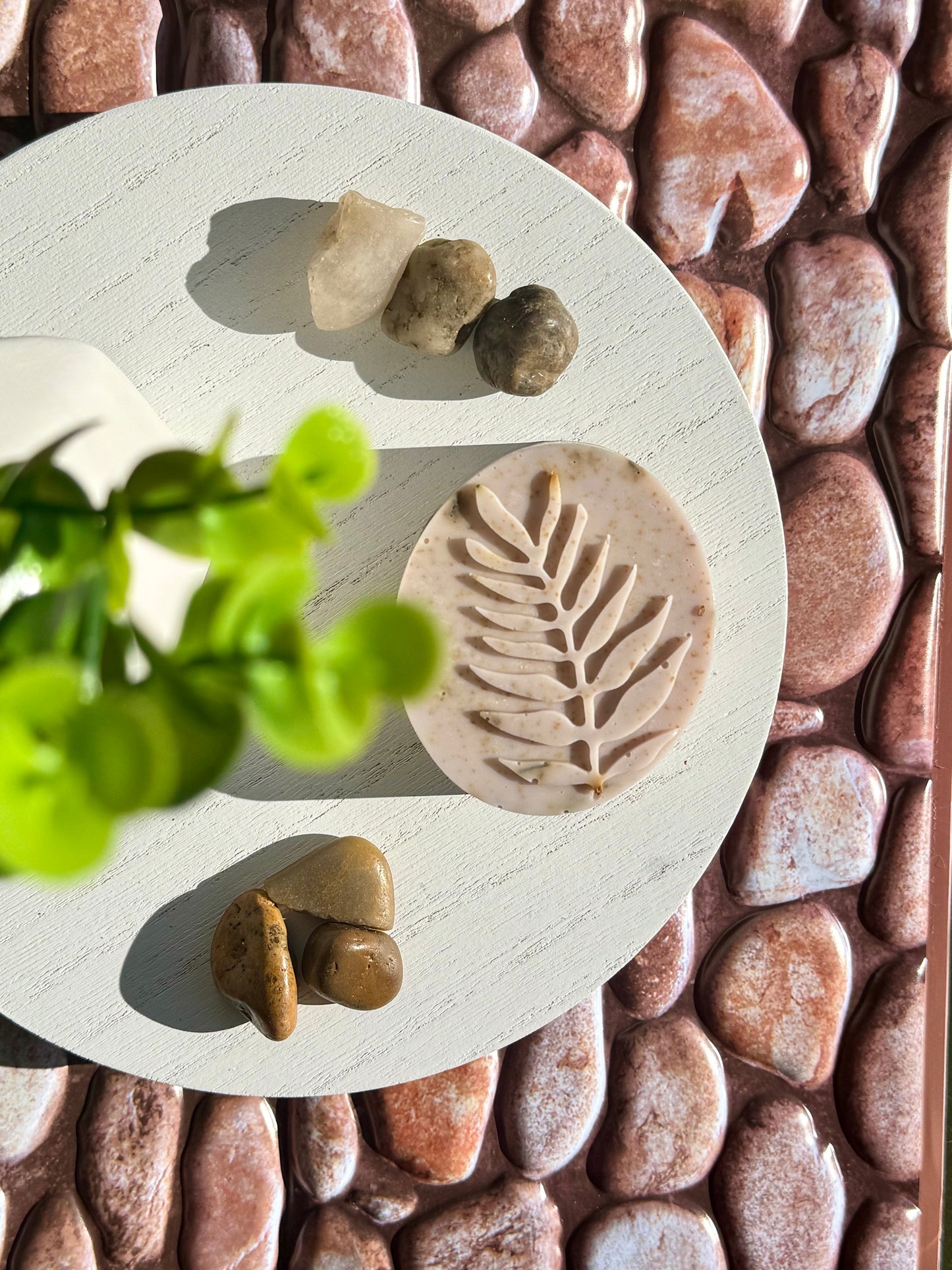 Calm & Restore Spa Gift Box | Eucalyptus Vanilla Soy Candle & Lavender Soap | Relaxation Gift Set