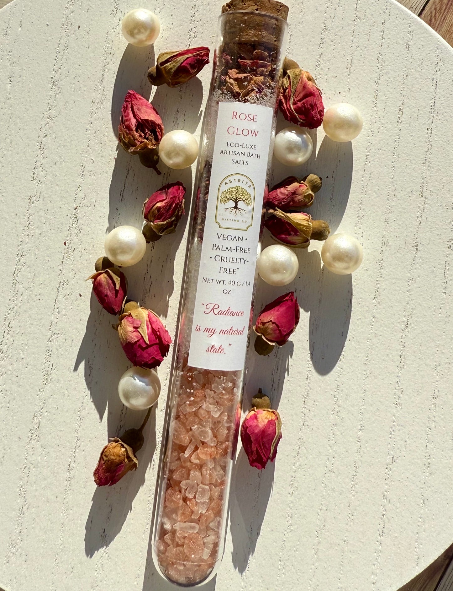 Rose Glow Wellness Box | Vegan Spa Gift Set with Candle, Soap, & Face Mask