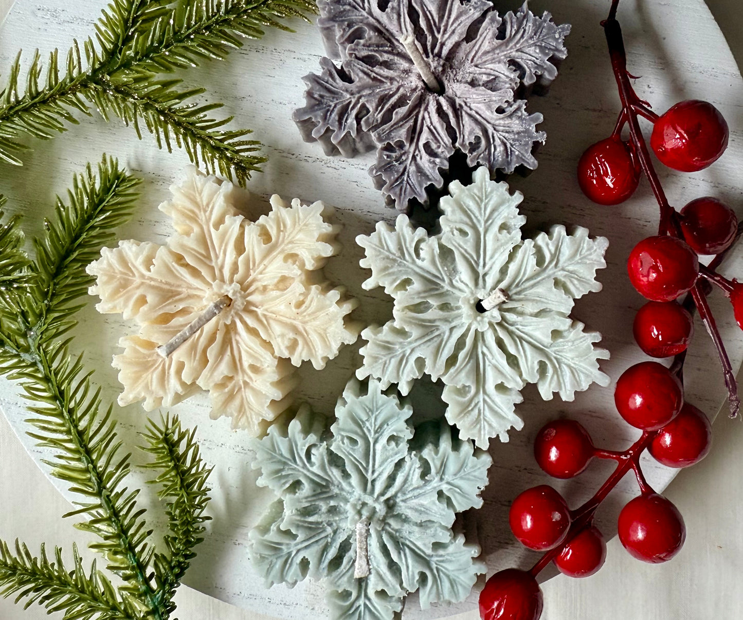Christmas Candle Collection 2 | Handmade Soy Wax Ornaments