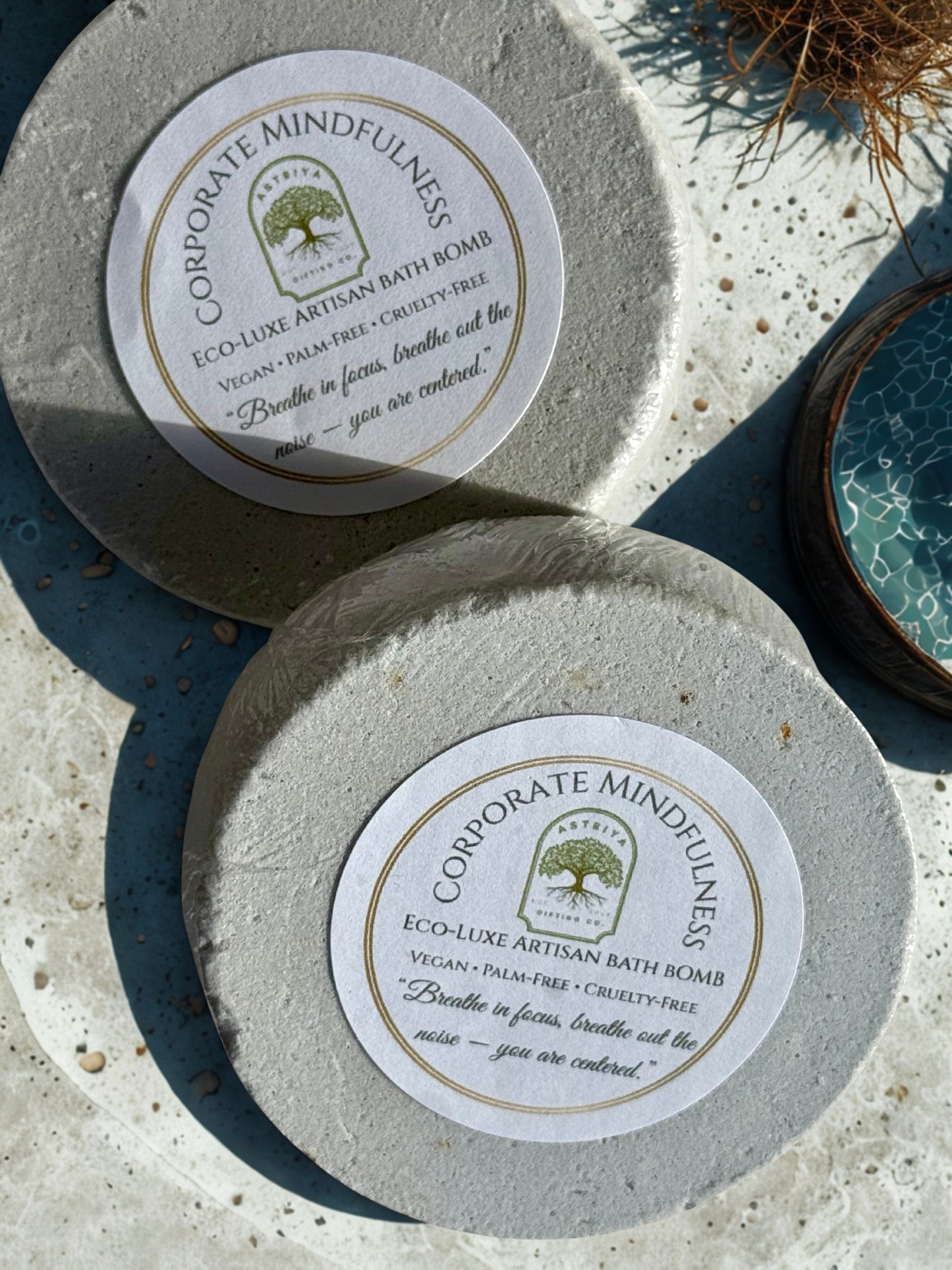 Corporate Mindfulness Gift Box | Charcoal Eucalyptus Spa Set | Unisex Wellness Gift for Employees & Clients |