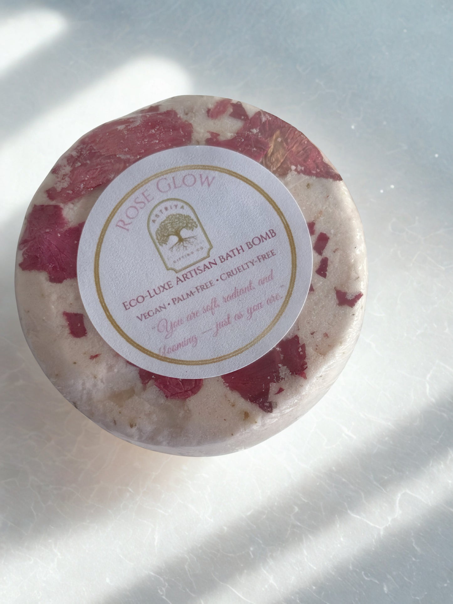 Rose Glow Wellness Box | Vegan Spa Gift Set with Candle, Soap, & Face Mask